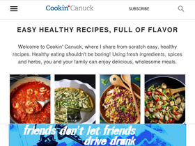 'cookincanuck.com' screenshot