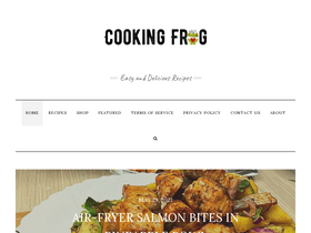 'cookingfrog.com' screenshot