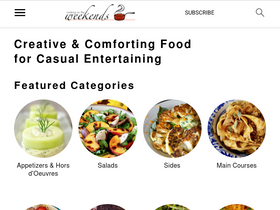 'cookingontheweekends.com' screenshot