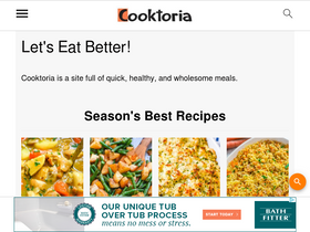 'cooktoria.com' screenshot