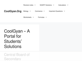 'coolgyan.org' screenshot