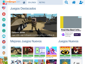 'cooljuegos.com' screenshot