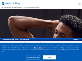 'coolsculpting.com' screenshot