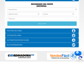 'coordinadora.com' screenshot