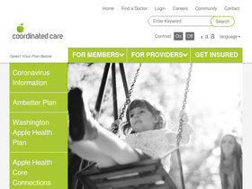 'coordinatedcarehealth.com' screenshot