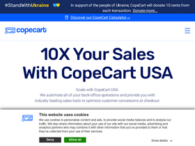 'copecart.com' screenshot