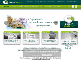 'coproconseils.fr' screenshot
