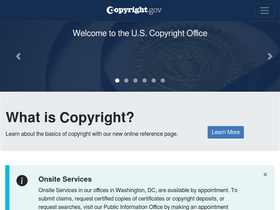'copyright.gov' screenshot