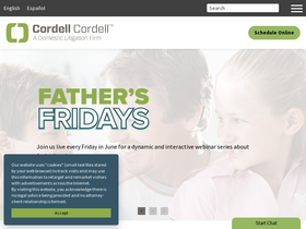 'cordellcordell.com' screenshot
