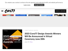 'core77.com' screenshot
