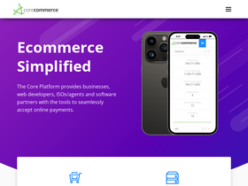 'corecommerce.com' screenshot