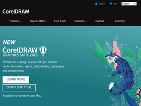 'coreldraw.com' screenshot