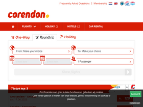 'corendon.com' screenshot
