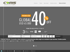 'coris.com.ar' screenshot