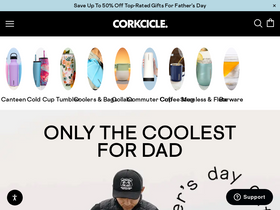 'corkcicle.com' screenshot