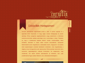 'cornelia.hu' screenshot