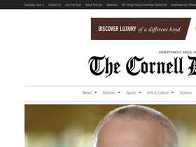 'cornellsun.com' screenshot