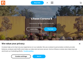 'corona-renderer.com' screenshot