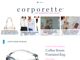 'corporette.com' screenshot