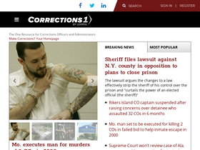 'corrections1.com' screenshot