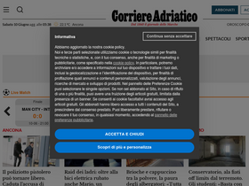 'corriereadriatico.it' screenshot