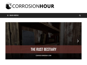 'corrosionhour.com' screenshot