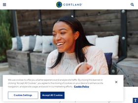 'cortland.com' screenshot
