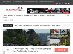 'corvetteblogger.com' screenshot
