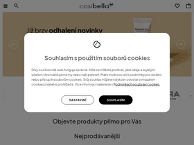 'cosibella.cz' screenshot