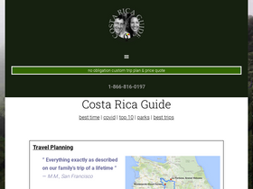 'costa-rica-guide.com' screenshot