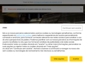 'costacruzeiros.com' screenshot