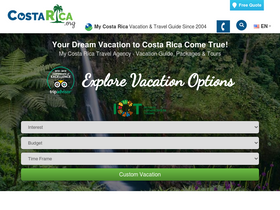 'costarica.org' screenshot