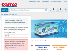 'costcobusinessdelivery.com' screenshot