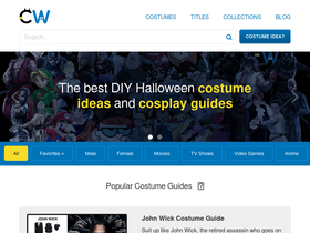 'costumewall.com' screenshot