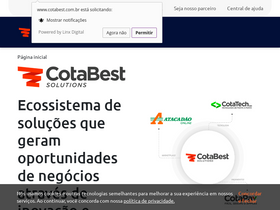 'cotabest.com.br' screenshot