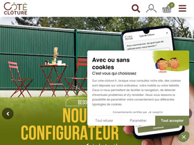 'cote-cloture.fr' screenshot