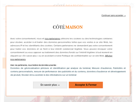 'cotemaison.fr' screenshot