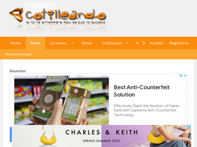 'cotilleando.com' screenshot