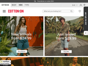 'cottonon.com' screenshot