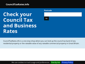 'counciltaxrates.info' screenshot