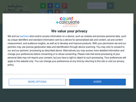 'countcalculate.com' screenshot