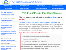'countries-ofthe-world.com' screenshot