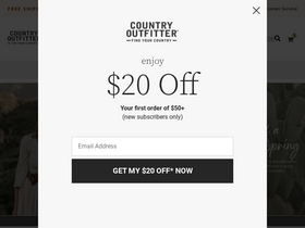 'countryoutfitter.com' screenshot