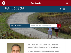 'countyofdane.com' screenshot