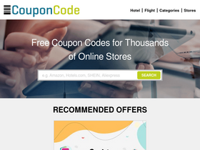 'couponcode.in' screenshot