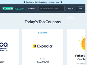 'couponfollow.com' screenshot