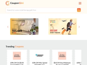 'coupongini.com' screenshot