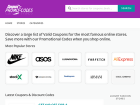 'coupons-promo-code.com' screenshot