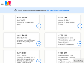 'coupons.com' screenshot