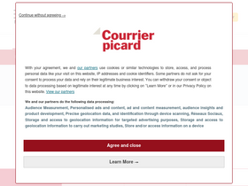 'courrier-picard.fr' screenshot